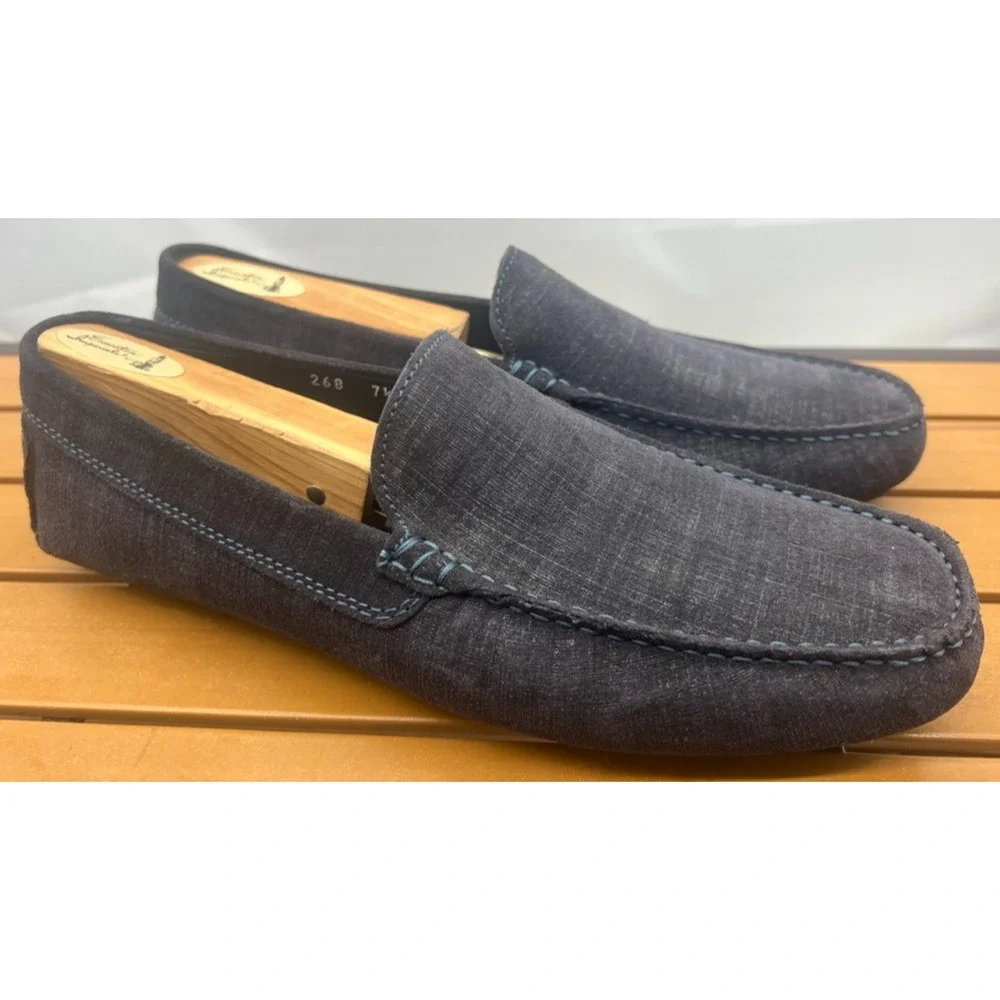 To Boot New York Adam Derrick Lewis Driving Loafers Shoes Italy Sz 7.5